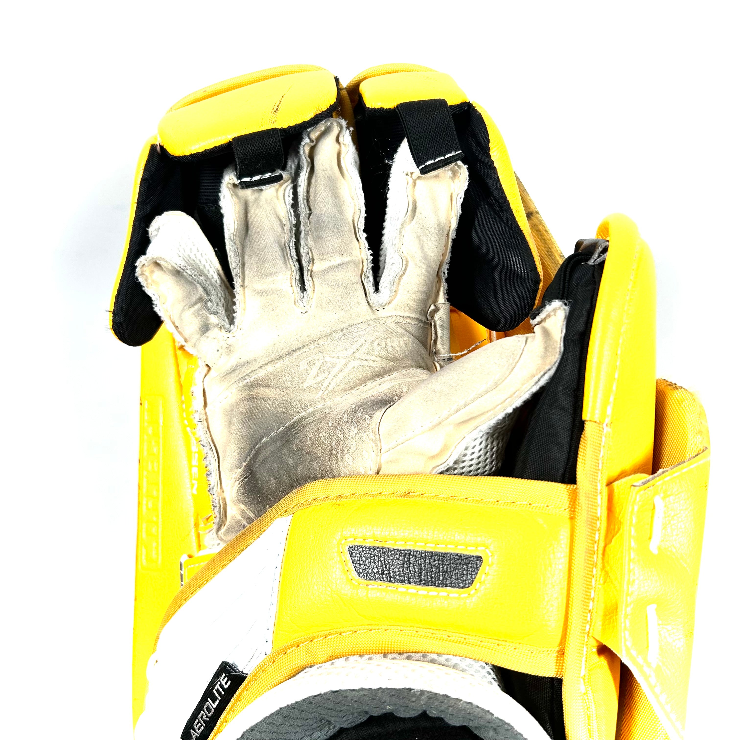 Bauer Vapor 2X Pro - Bloqueur de gardien Pro Stock d'occasion (jaune)